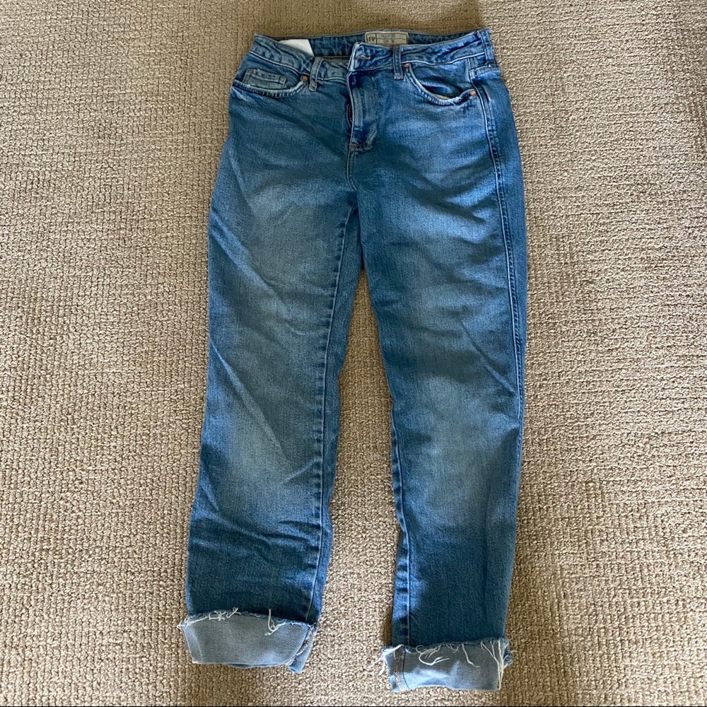 Free People mid-rise straight jean